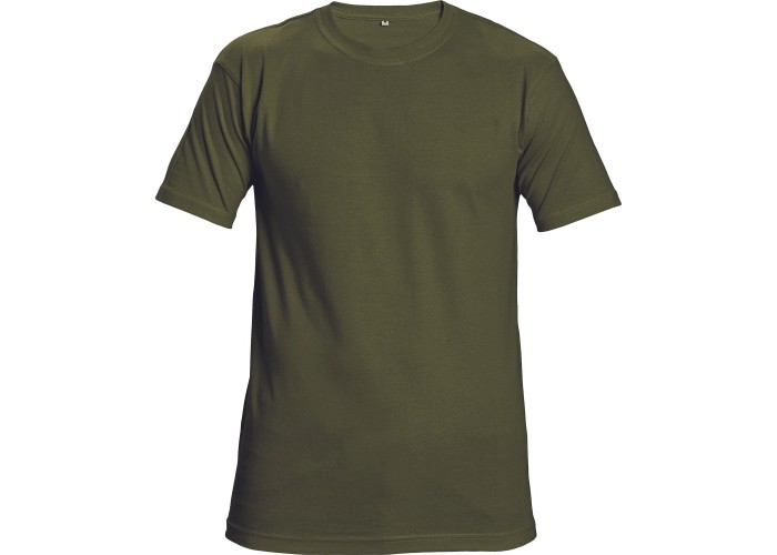 Tricou bumbac TEESTA verde inchis