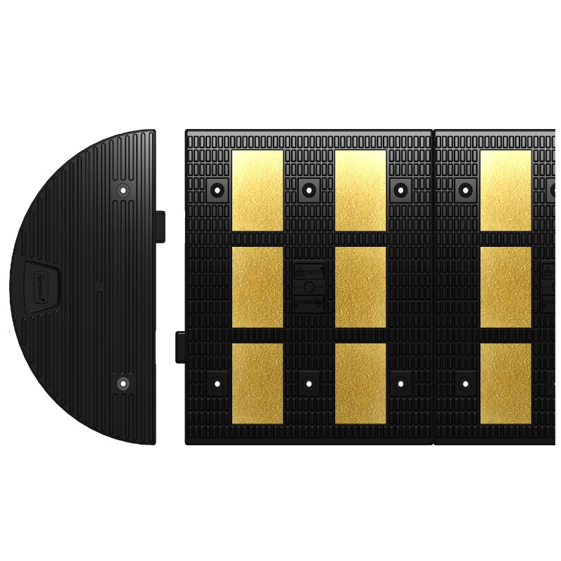 Limitator de viteză reflectorizant 4,5 × 60 × 50 cm