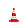 Traffic Cone with Cat-Eye Reflectors 52 cm