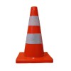 Con de trafic PVC reflectorizant 30 cm