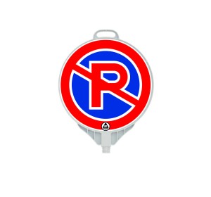 Indicator rutier din plastic Ø37 cm, reflectorizant pe ambele fețe