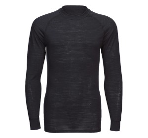 Merino Wool Crewneck Baselayer Top