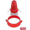 Traffic Cone Topper with 2 Chain Hooks
