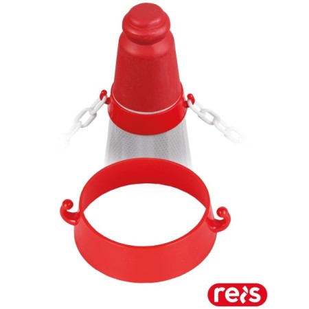 Traffic Cone Topper with 2 Chain Hooks