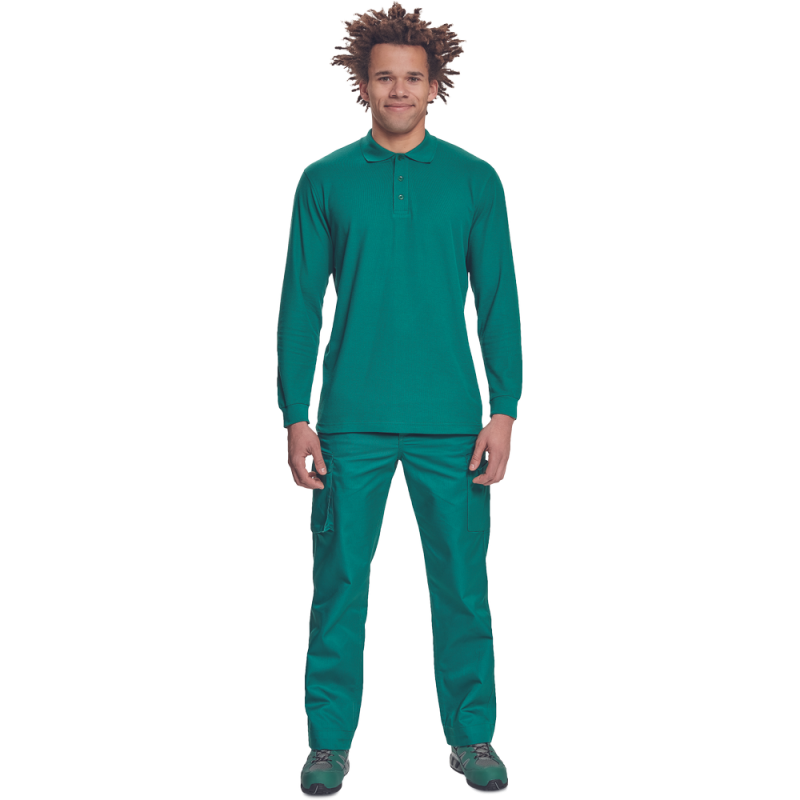 Tricou Polo bărbați SANGU cu mâneci lungi