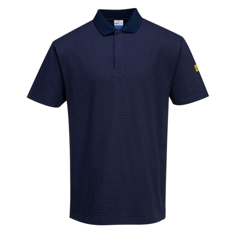 Tricou Polo ESD Anti-Static cu mânecă scurtă