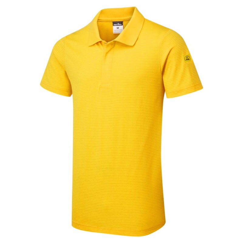 Tricou Polo ESD Anti-Static cu mânecă scurtă