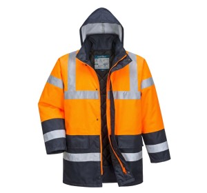 Jachetă de iarnă pentru trafic ES1 Essential Hi-Vis Contrast