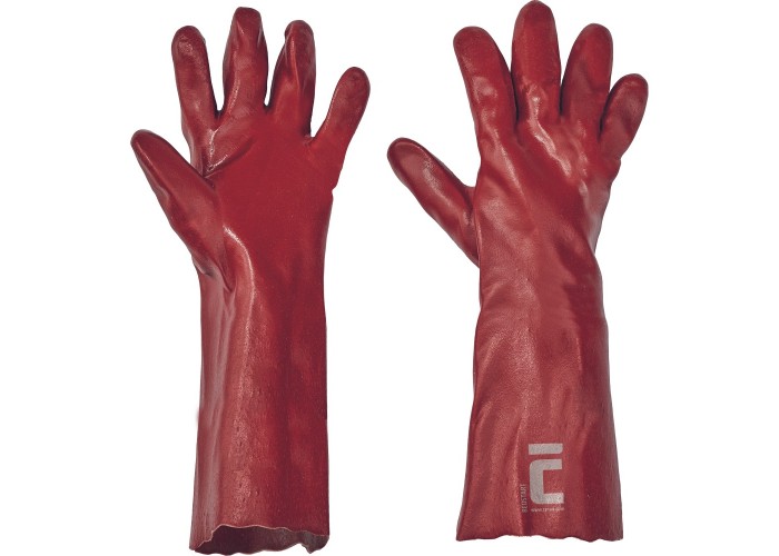 Перчатки покрытые ПВХ N421-45