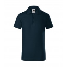 Детская футболка-поло Pique Polo 222 navy blue Malfini