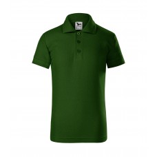 Детская футболка-поло Pique Polo 222 bottle green Malfini