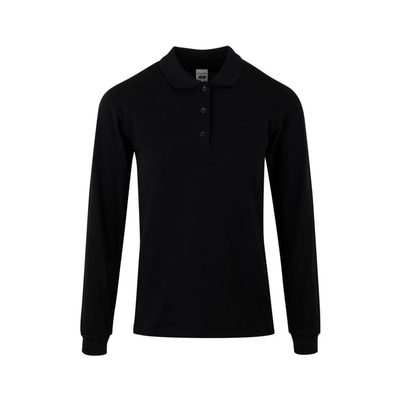 Tricou Polo femei HOBART cu mâneci lungi