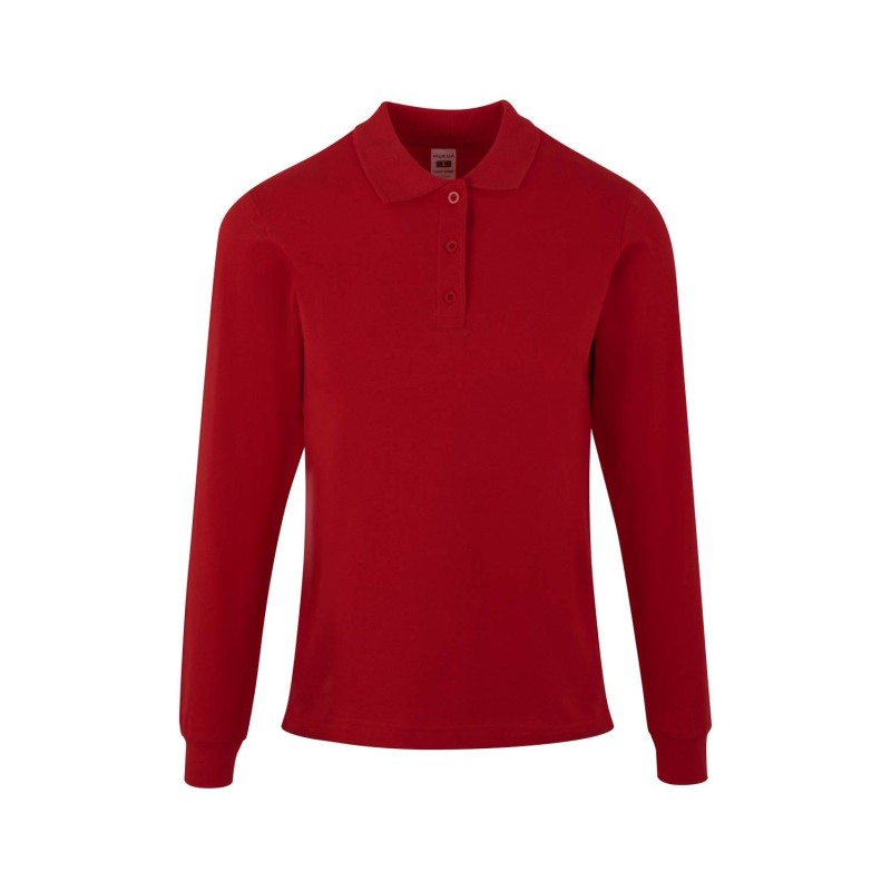 Tricou Polo femei HOBART cu mâneci lungi