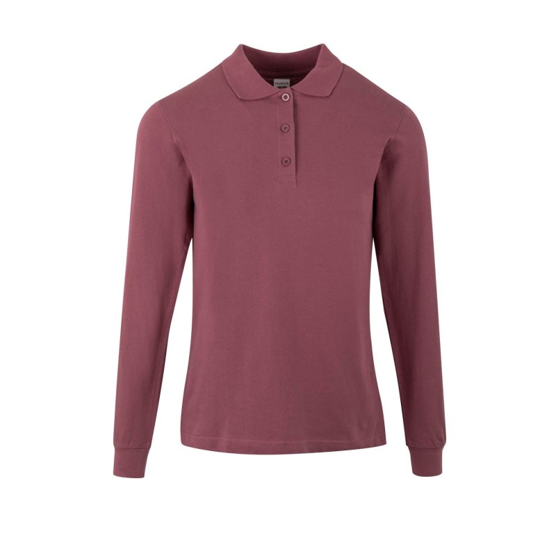 Tricou Polo femei HOBART cu mâneci lungi