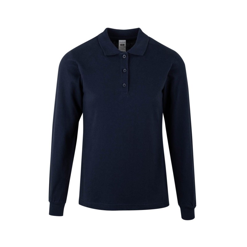 Tricou Polo femei HOBART cu mâneci lungi