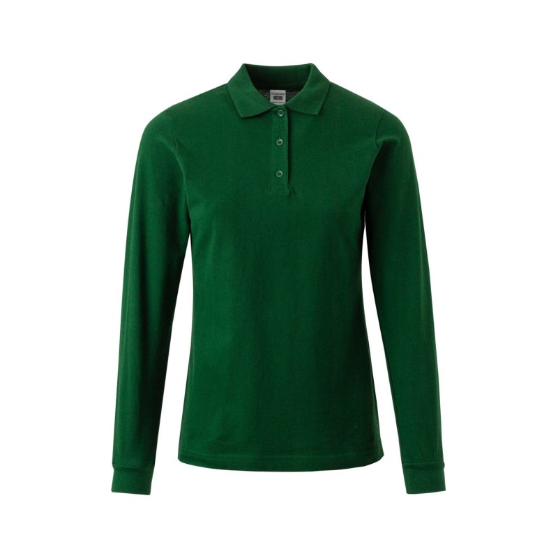 Tricou Polo femei HOBART cu mâneci lungi