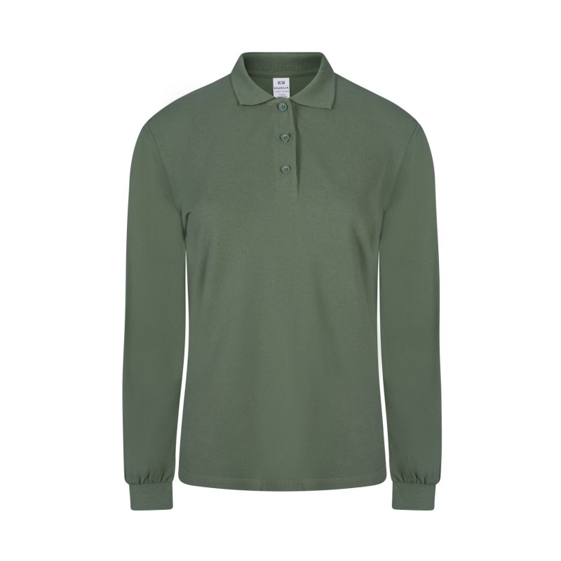 Tricou Polo femei HOBART cu mâneci lungi